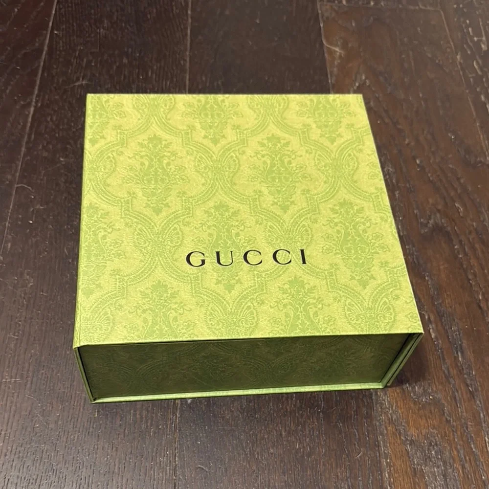 Gucci Marmont Black Leather Belt with Silver GG Buckle - Picture 12 of 12